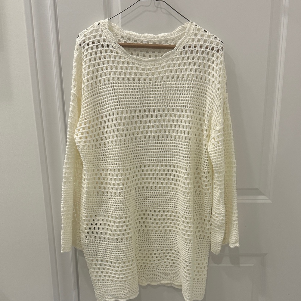 Cream Knit Women's Sweater